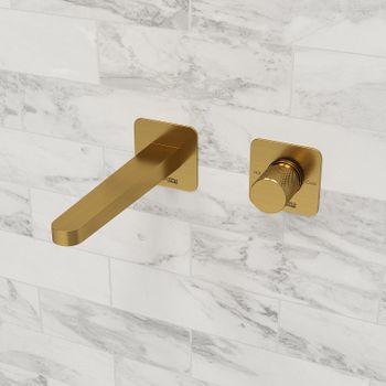 Смеситель для раковины WasserKRAFT Schunter A8251.308 Золото матовое — фото 2, Смесители для раковины