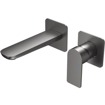 Смеситель для раковины Berges Ventas S 076014 Оружейная сталь — фото 1, Смесители для раковины