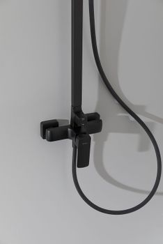 Душевая система Allen Brau Infinity 5.21012-31 Черная матовая — фото 11, Душевые стойки