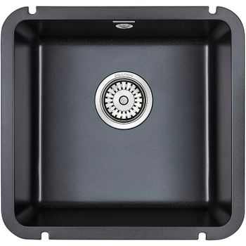 Кухонная мойка Paulmark Unter PM204543-BL Черная — фото 1, Кухонные мойки