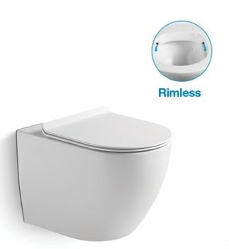 Унитаз SantiLine SL-5002 подвесной с сиденьем Микролифт — фото 1, Подвесные унитазы