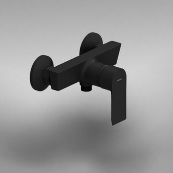 Смеситель для душа Damixa Apollo 472000300 Черный матовый — фото 2, Смеситель для душа