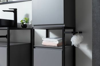 Полотенцедержатель для пенала Allen Brau Priority 1.31008.BB Черный браш — фото 8, Полотенцедержатели