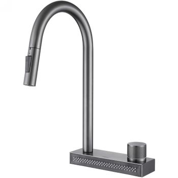 Смеситель для кухни Abber Wasser Kreis AF8114NG Никель — фото 1, Смесители для кухни