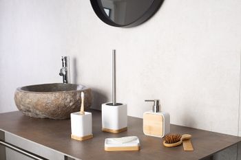 Стакан для зубных щеток Ridder Amara 2244101 Белый — фото 2, Стаканы для зубных щеток