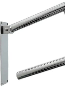 Поручень Aquatek POR-0000005 с бумагодержателем Хром — фото 3, Поручни для ванной