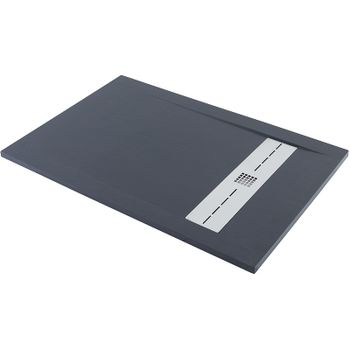 Душевой поддон из искусственного камня Aquanet Delight 140x80 258898 Черный — фото 1, Душевые поддоны из искусственного камня