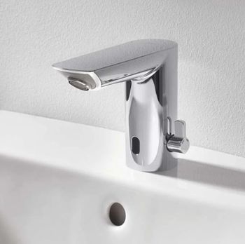 Смеситель для раковины Grohe BauCosmopolitan E 36453000 Хром — фото 3, Смесители для раковины