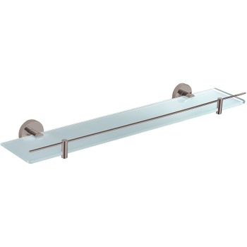 Стеклянная полка Rav Slezak Colorado COA0900/60MGL Серый металлик глянцевый — фото 1, Полки для ванной и душа