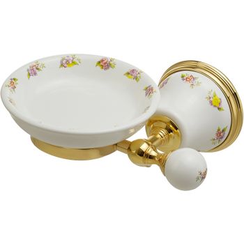 Мыльница Migliore Provance 17683 Золото — фото 1, Мыльницы