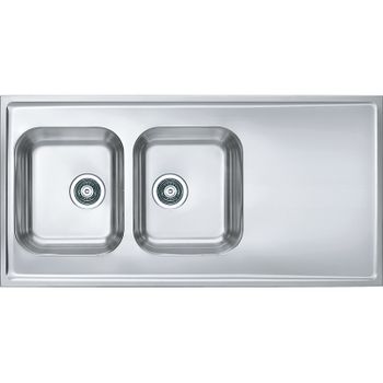 Кухонная мойка Alveus Classic Pro 100 SAT-90 1200x600 1130474 Сатинированная сталь — фото 1, Кухонные мойки