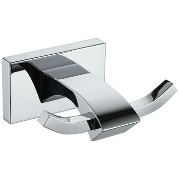 Двойной крючок Gappo G0705-20 Хром — фото 1, Крючки для полотенец