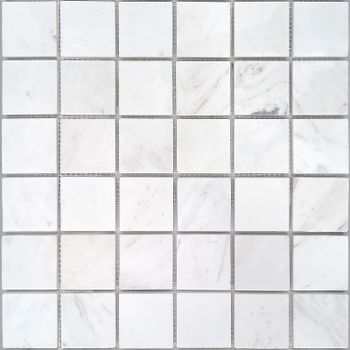 Мозаика Caramelle mosaic Pietrine 7 мм Dolomiti bianco POL 30,5x30,5 см — фото 1, Мозаика