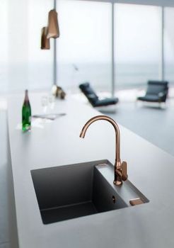 Смеситель для кухни Alveus Slim Monarch Copper new 1134834 Медь — фото 3, Смесители для кухни