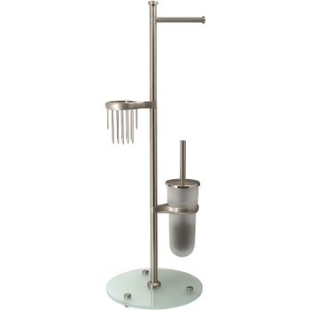 Напольная стойка WasserKRAFT Ammer K-1236 Хром матовый — фото 1, Стойки - набор держателей