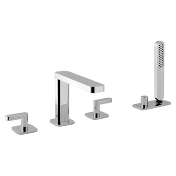 Смеситель на борт ванны Webert Living LV730401015 Хром — фото 1, Смесители на борт ванны