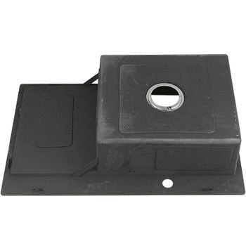 Кухонная мойка Fabia 80х50 80503R Сатин — фото 2, Кухонные мойки