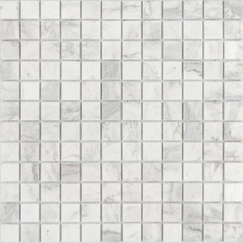 Мозаика Caramelle mosaic Pietrine 4 мм Dolomiti bianco POL 29,8x29,8 см — фото 1, Мозаика