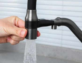 Смеситель для кухни Gappo G4398-89 Оружейная сталь Черный — фото 5, Смесители для кухни