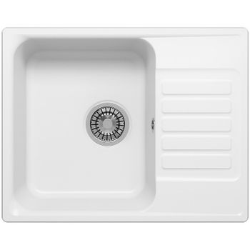 Кухонная мойка Reflection Prima 60 RF0460WH Белая — фото 1, Кухонные мойки