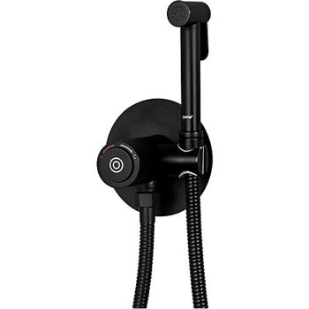 Гигиенический душ со смесителем Gappo G7288-6 с термостатом Черный матовый — фото 1, Гигиенические души