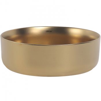 Раковина-чаша Abber Bequem 36 AC2108MMG Золото матовое — фото 3, Раковины накладные