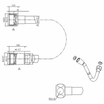 Душевая система Vincea Inspire VSFW-4I211GM Вороненая сталь — фото 13, Встраиваемые душевые комплекты