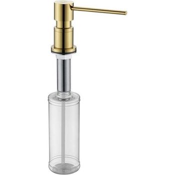 Дозатор для моющего средства Paulmark Kraft D003-G Золото — фото 1, Дозаторы для кухонных моек