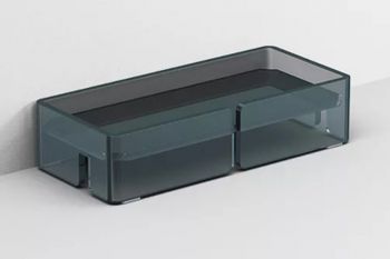 Контейнер для хранения Sonia Luce 182527 Черный матовый — фото 2, Органайзеры для ванной