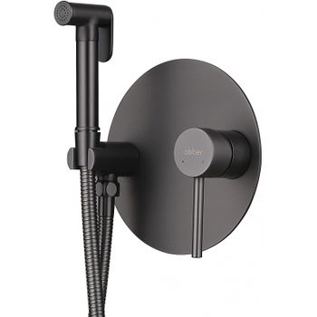 Гигиенический душ со смесителем Abber Emotion AF8826NG Никель — фото 1, Гигиенические души