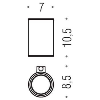 Стакан для зубных щеток Colombo Design Mini B4002.CR Хром — фото 3, Стаканы для зубных щеток