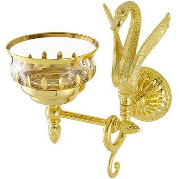 Мыльница Migliore Luxor 26116 Золото — фото 1, Мыльницы