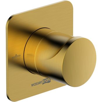 Переключатель потоков WasserKRAFT Havel A282 Золото матовое — фото 1, Переключатели потоков