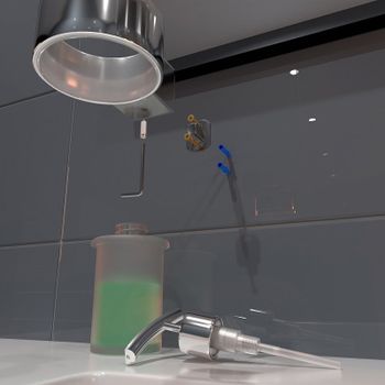 Дозатор для жидкого мыла Altasan Лотос ЛТ80Х Хром — фото 4, Дозаторы