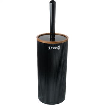 Ершик для унитаза Fixsen Black Boom FX-411-5 Черный — фото 1, Ершики для унитаза