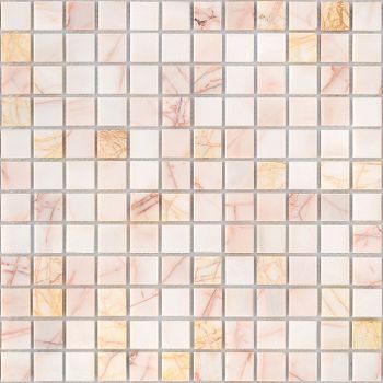 Мозаика Caramelle mosaic Pietrine 7 мм Ragno rosso POL 29,8x29,8 см — фото 1, Мозаика