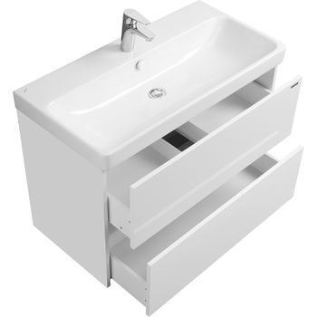 Тумба под раковину Aquaton Сканди 90 1A251901SD010 Белая — фото 3, Тумбы под раковину