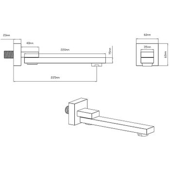 Душевая система Vincea Inspire VSFW-432TI2MB с термостатом Черная матовая — фото 19, Встраиваемые душевые комплекты