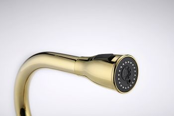 Смеситель для кухни Paulmark Lange La214212-G Золото — фото 8, Смесители для кухни