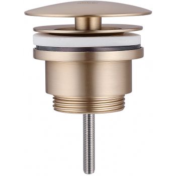 Донный клапан Abber AF0012G Золото матовое — фото 1, Донные клапаны