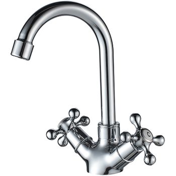 Смеситель для раковины WesnaArt Rassvet RAS02-230 Хром — фото 1, Смесители для раковины