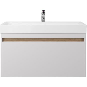 Тумба под раковину Creto Etna 100 4-1079W подвесная Белая — фото 1, Тумбы под раковину