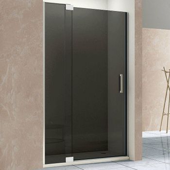 Душевая дверь Vincea Extra 90 VDP-1E8090CG профиль Хром стекло тонированное — фото 1, Распашные душевые двери