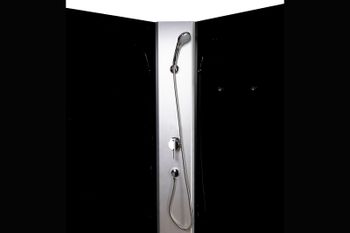 Душевая кабина Niagara Eco 90x80 L E90/80/40L/TN/BK без гидромассажа — фото 7, Душевые кабины