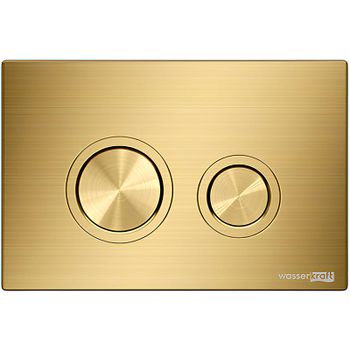 Инсталляция WasserKRAFT Salm 27TLT.010.ME.WH.MG01 для унитаза Белое стекло с клавишей смыва Золото матовое — фото 3, Инсталляции для унитазов