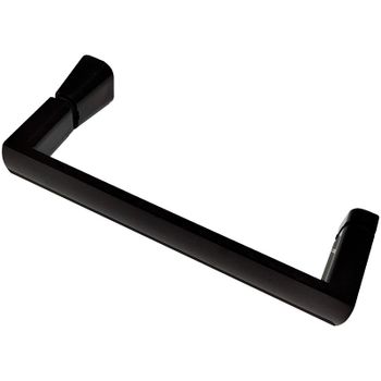 Душевая дверь Abber Schwarzer Diamant 150 AG30150B5 профиль Черный стекло прозрачное — фото 3, Раздвижные душевые двери