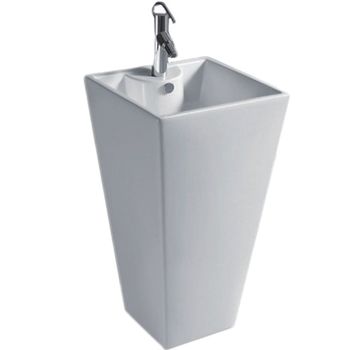 Раковина CeramaLux 47 NB145 Белая — фото 1, Раковины напольные