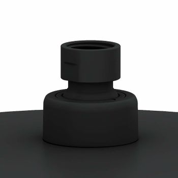 Верхний душ Damixa Scandinavian Pure 936050300 Черный матовый — фото 2, Верхние души