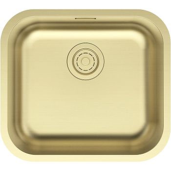 Кухонная мойка Paulmark Vello 48 Uni VE48-LG Светлое золото — фото 1, Кухонные мойки