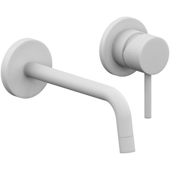 Комплект смесителей Paffoni Light KITLIG011BO006 Белый матовый — фото 5, Готовые комплекты для ванной комнаты